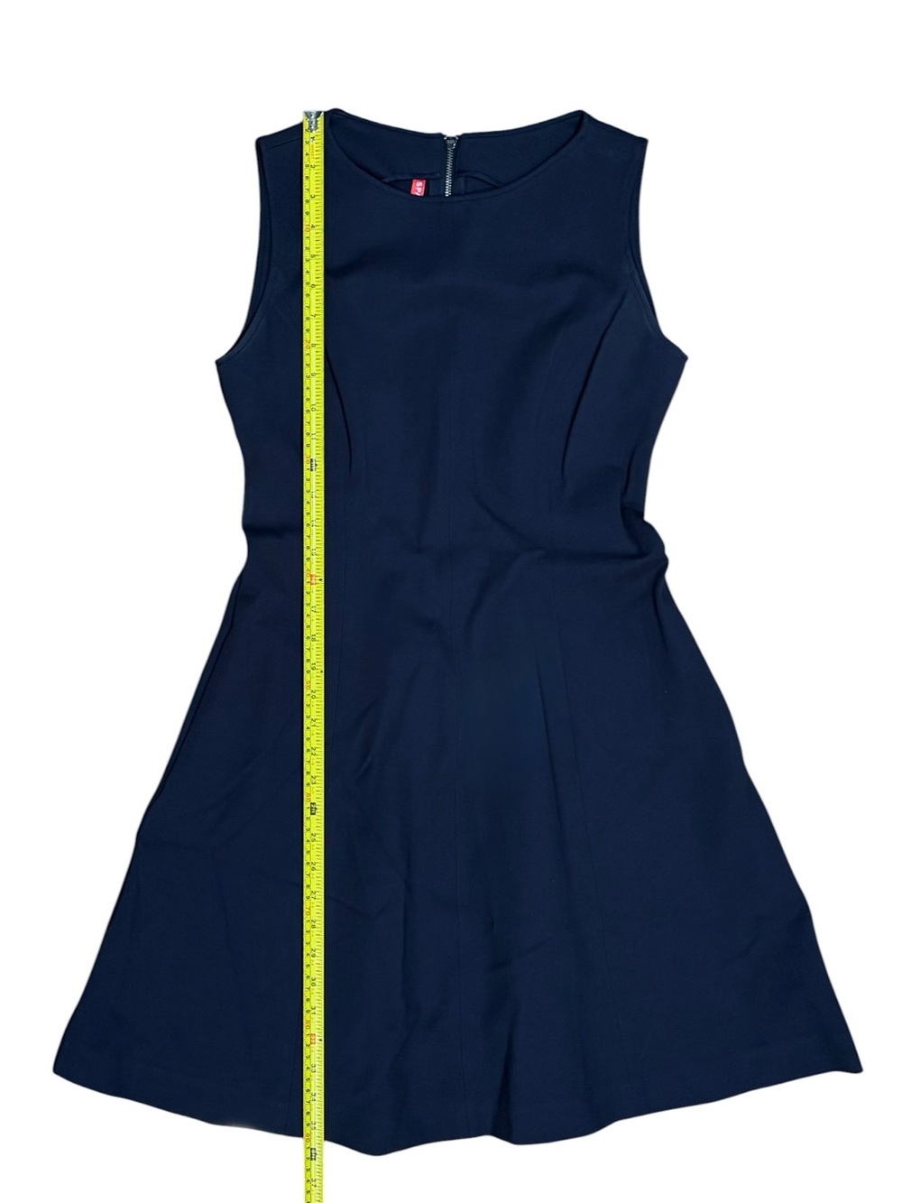 Spanx Sz S Dress Classic Navy Blue Fit & Flare Sleeveless A-Line Preppy Casual. - Picture 9 of 9